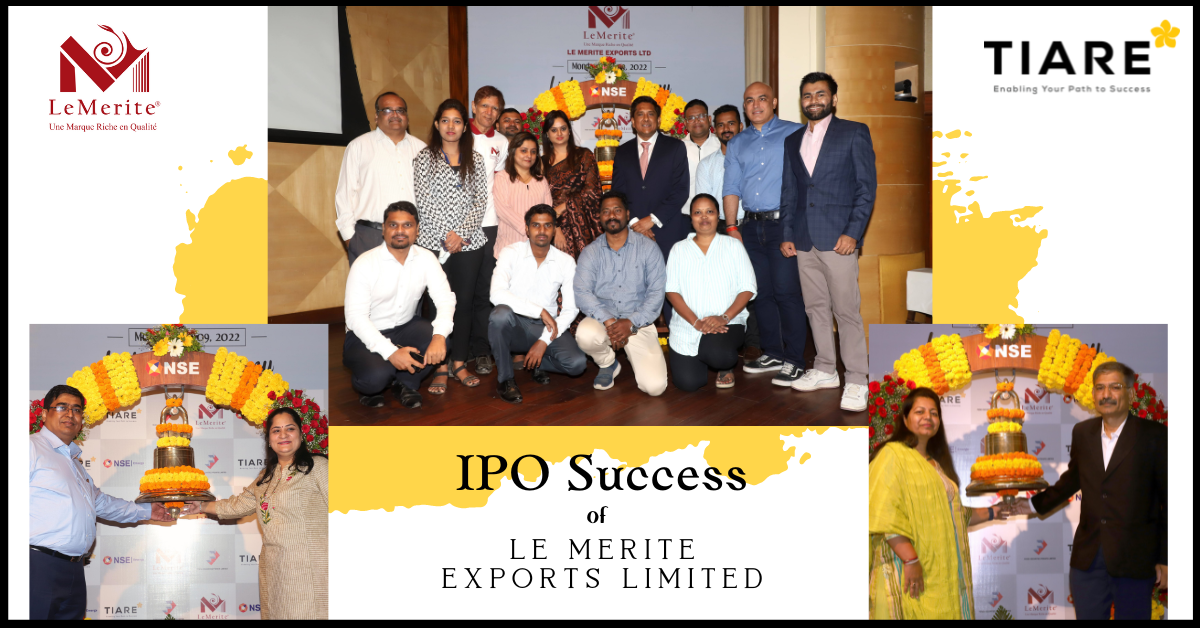 IPO Success of Le Merite Exports Limited